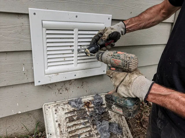 Dryer Vent Cover Replacement in Barrington