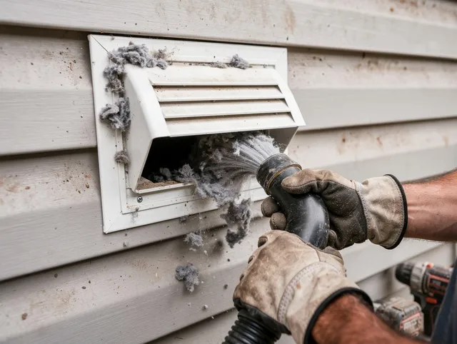 Professional dryer vent cleaning by Barrington Dryer Vent Cleaning in Barrington