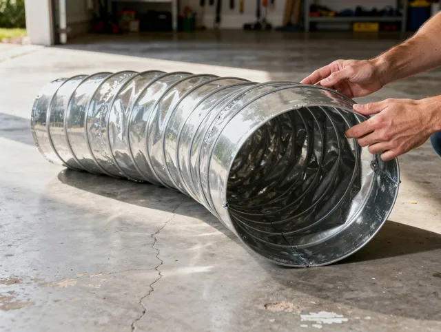 Barrington Dryer Vent Cleaning specialist using advanced equipment for thorough duct cleaning in Barrington