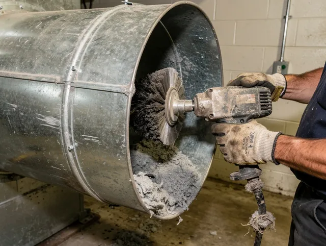 Industrial-grade dryer vent cleaning by Barrington Dryer Vent Cleaning in Barrington
